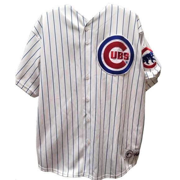 Vintage Sammy Sosa Chicago Cubs Jersey XXL Majestic Pinstripe MLB - Made in USA